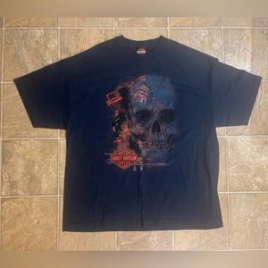 Harley Davidson Skull Engine London Ky Shirt Men’s 2XL